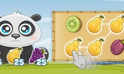 Panda And Fruit